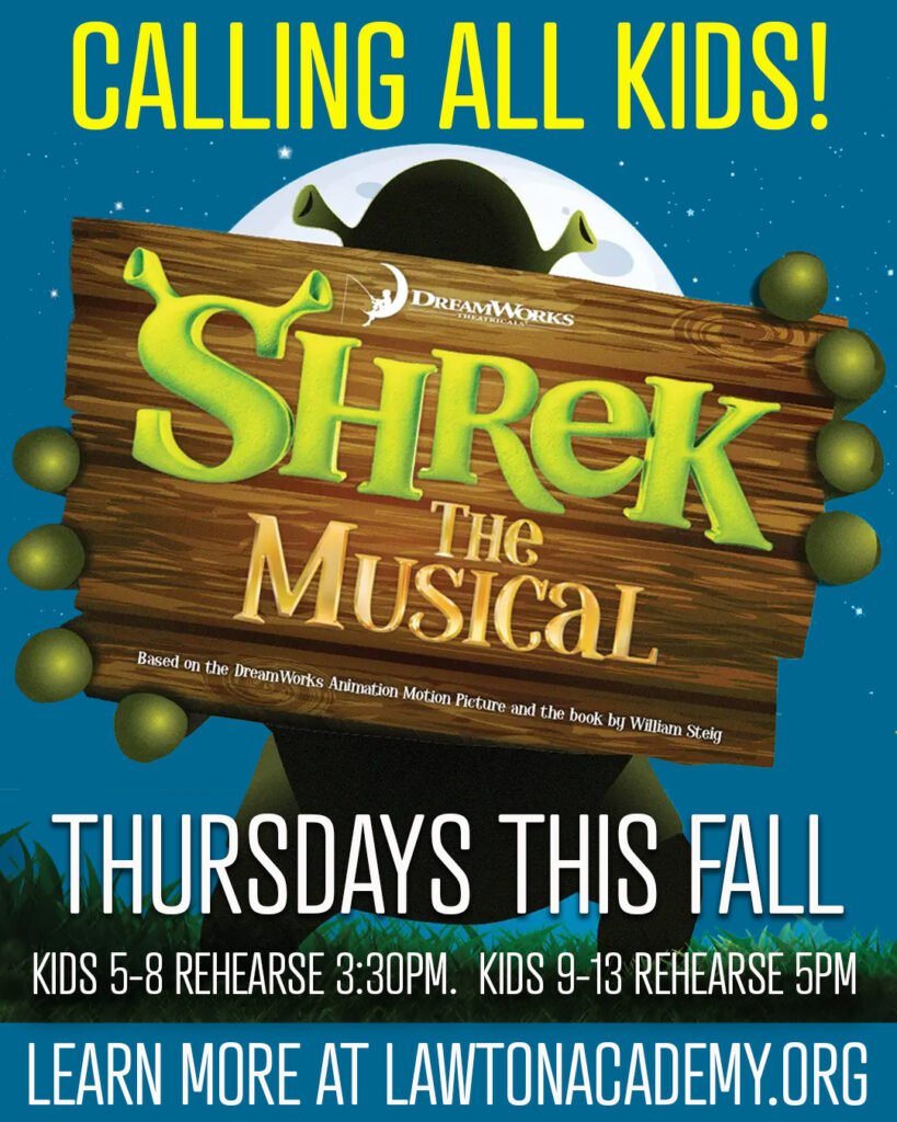 Shrek fall musical Lawton Academy Kids Long Island