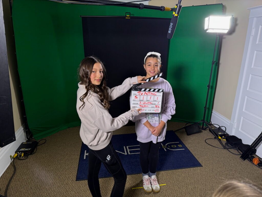 Screen Acting class at Lawton Academy